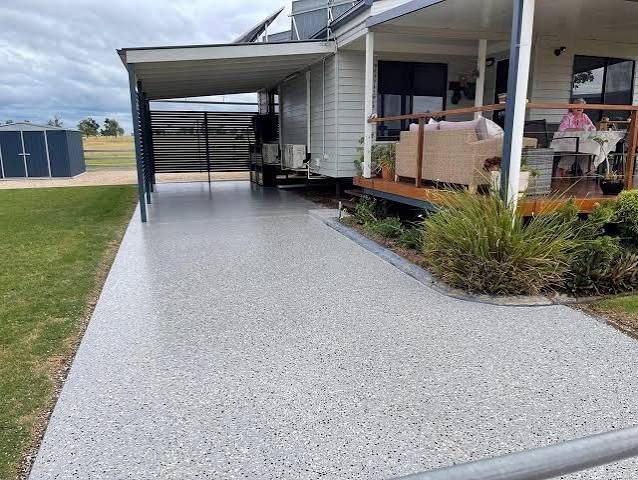 epoxy resin flooring project in Canberra